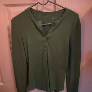 American eagle waffle long sleeve